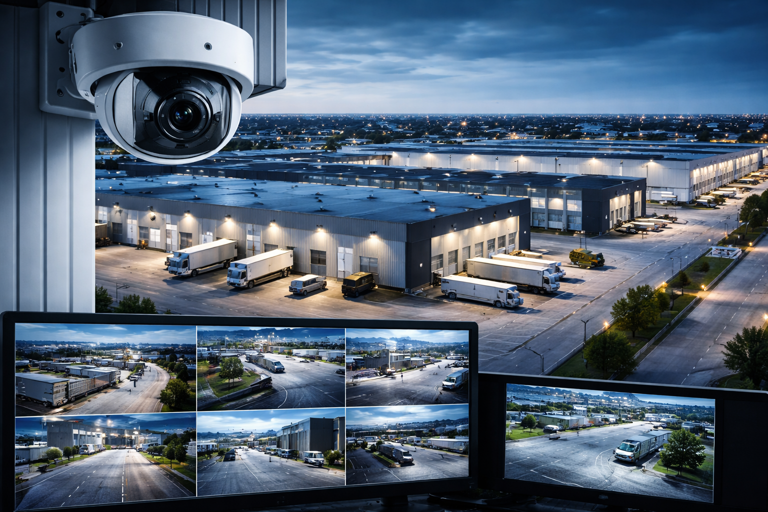 Außenüberwachung Industriepark