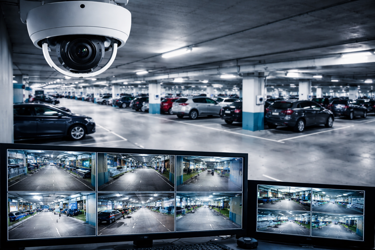 Parkhaus-Überwachung
